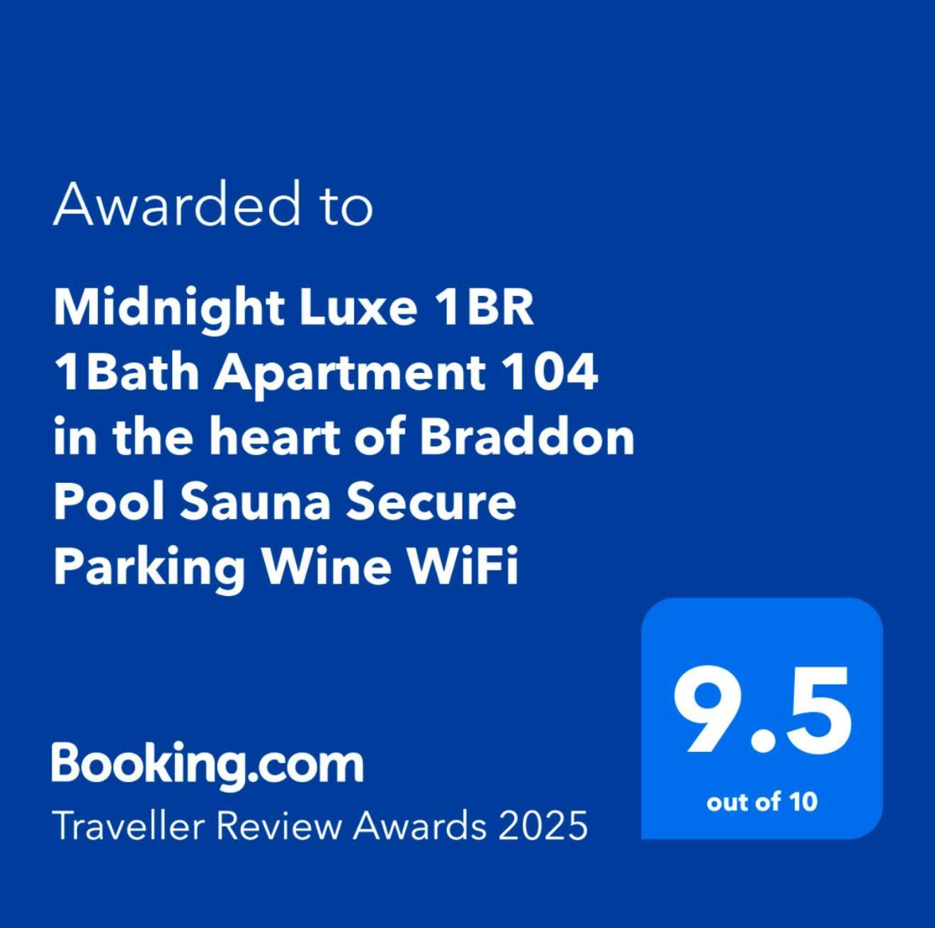 Midnight Luxe 1Br 1Bath Apartment 104 In The Heart Of Braddon Pool Sauna Secure Parking Wine Wifi كنبرا المظهر الخارجي الصورة